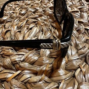 David Yurman Black and Silver Sunglasses